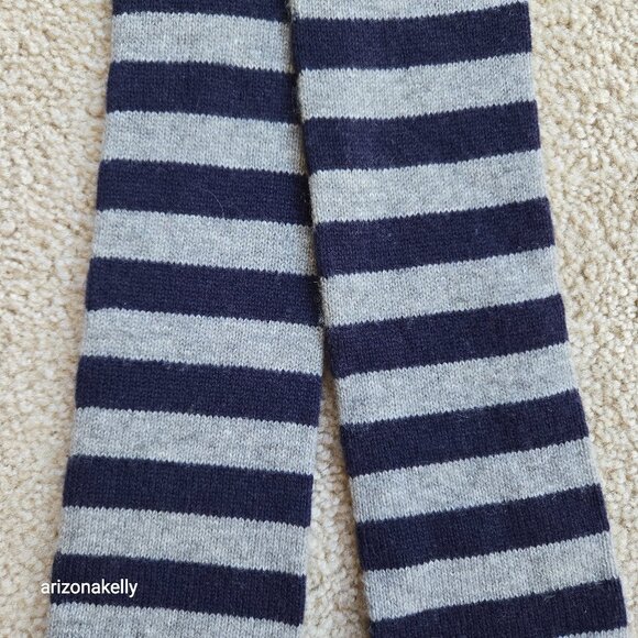 J. Crew Accessories - NWT J. Crew Wool/Cashmere Striped Skinny Scarf